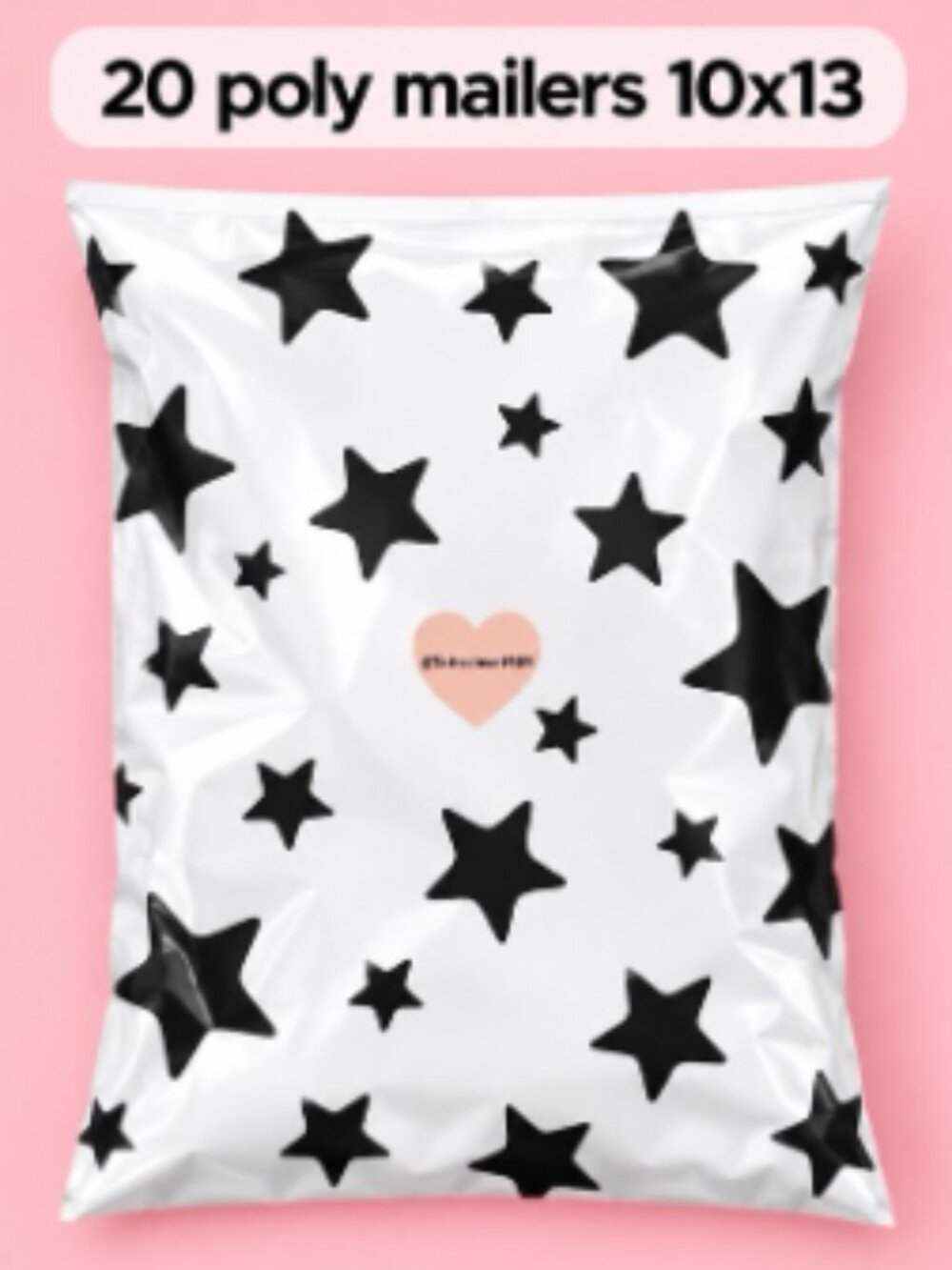 20 Black White Star